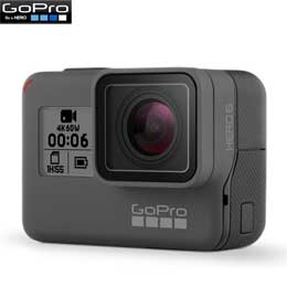 【GoPro】ゴープロ HERO6 Black ウェアラブルカメラ CHDHX-601-FW 【国内正規品】