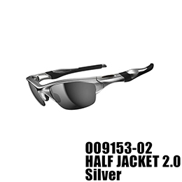 [ OAKLEY(I[N[) ] OO9153-02 HALF JACKET 2.0 [Silver]