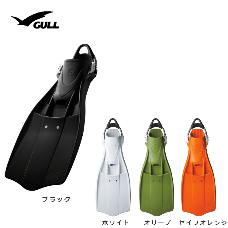 日本直販店 GULL ガル MEW ミュー パラディソレッド XL フィン GF-2021B ダイビング、スノーケリング 