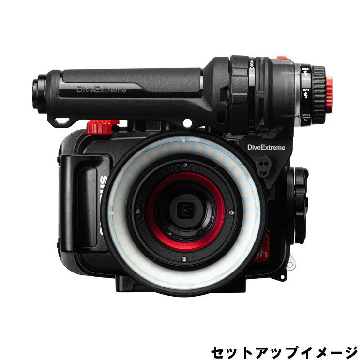 mic21ダイビングショップ[ OLYMPUS ] TG-6 + リングライト DL2001 水中マクロ撮影セット(レッド): カメラ機材ec