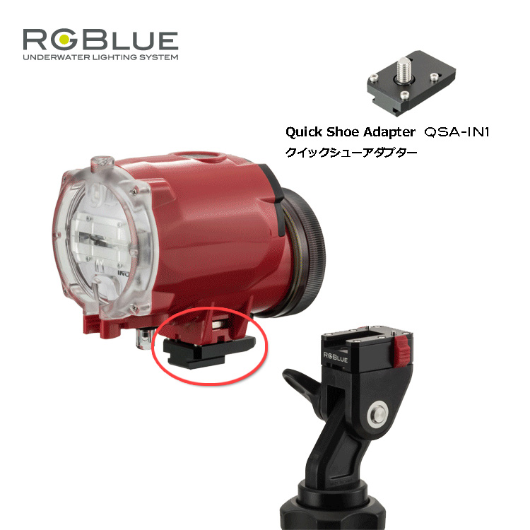 [ RGBlue ] QSA-IN1 クイックシューアダプター IN1