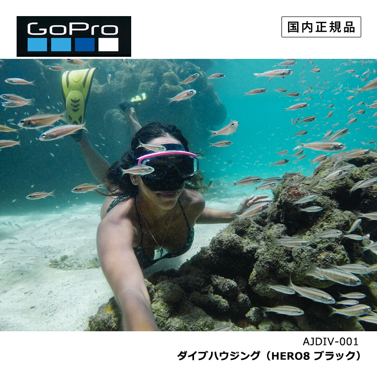 [ GoPro(ゴープロ) ] ダイブハウジング（HERO8 Black）AJDIV-001 日本正規品