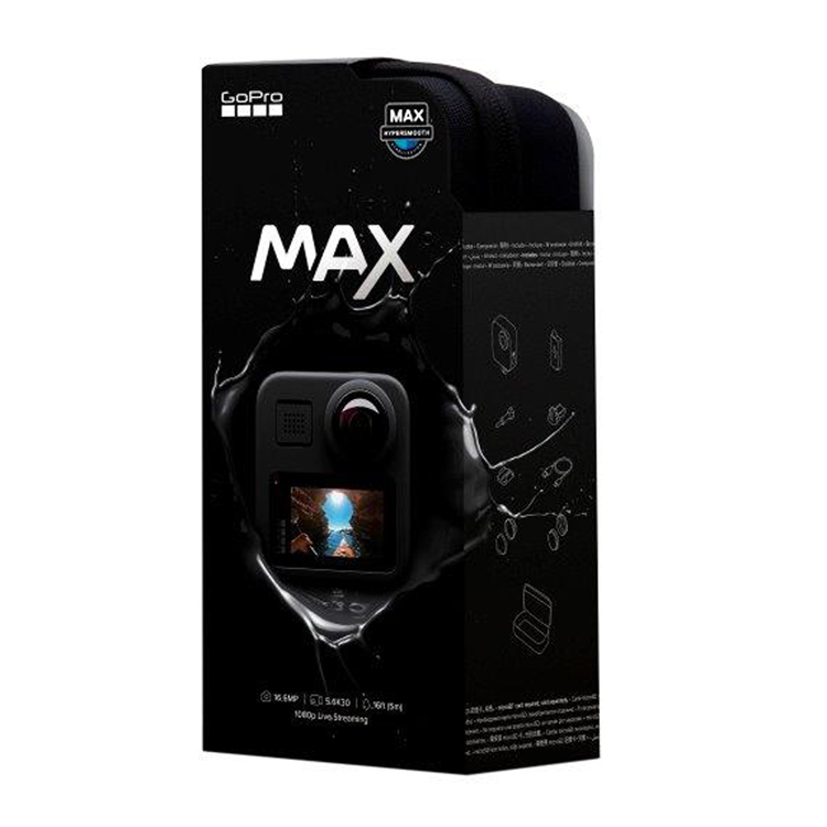 [ GoPro ] MAX ゴープロ マックス CHDHZ-202-FX 360度全天球撮影 ウェアラブルカメラ[ 国内正規品 ]