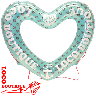 [ LOCO BOUTIQUE ] ロコブティック MKT00242 Heart Girl Beach Ring ハート型浮き輪(ロープ付き)(ラージ)