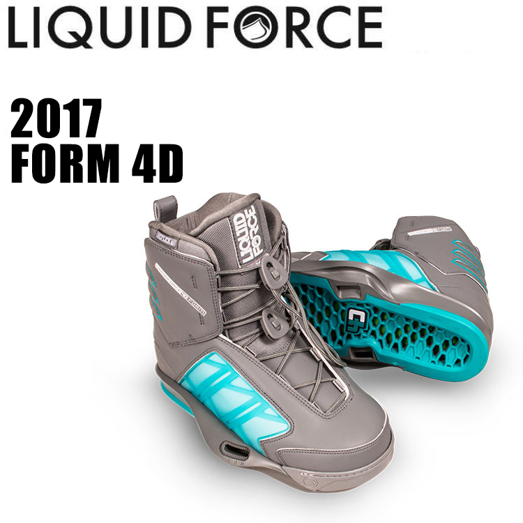 ウェイクボード　ブーツ Liquid Force 4D FLEX 2017