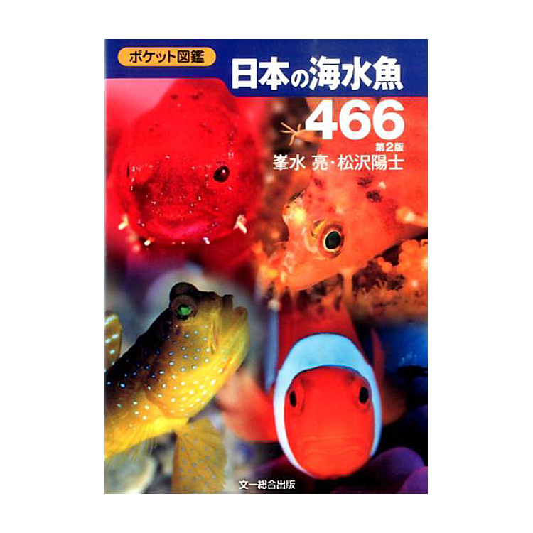 Mic21ダイビングショップ 文一総合出版 ポケット図鑑 日本の海水魚466 第2版 書籍 Dvdec Mic21 Com
