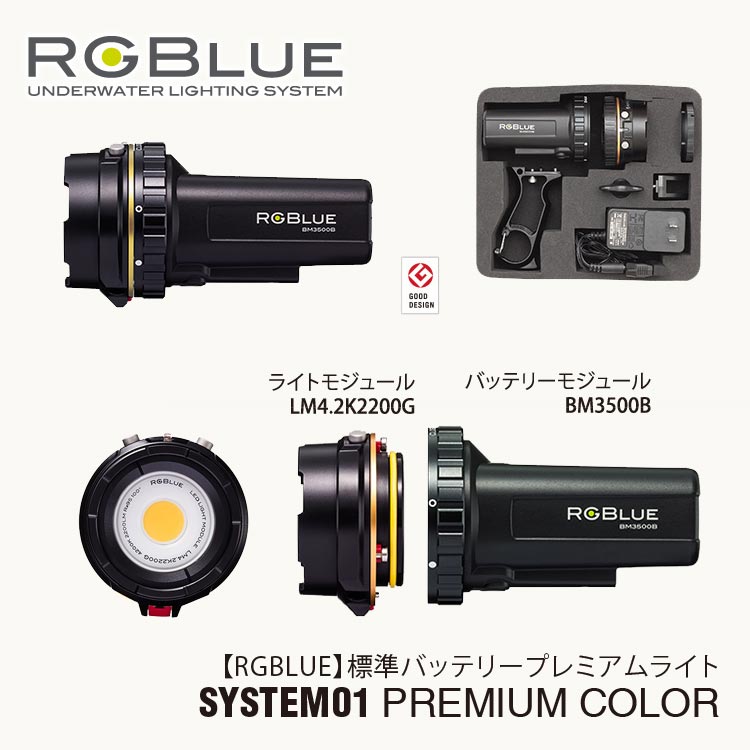 ダイビングライト RGBLUE BM3500B - アウトドア