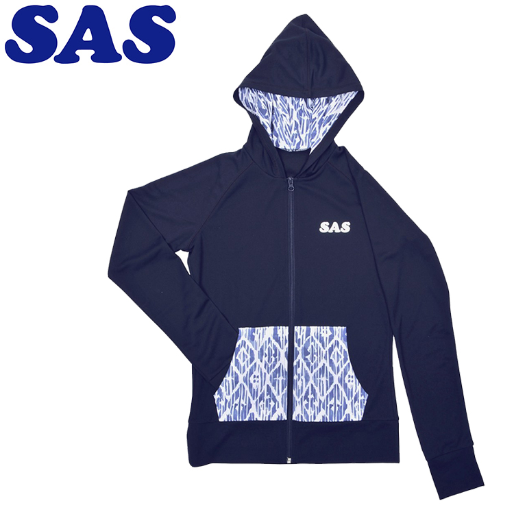 mic21ダイビングショップ[ SAS ] 40057 UVフーデットZIPパーカー