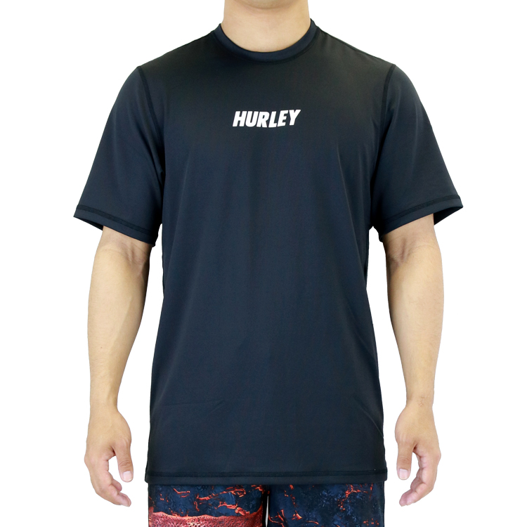 Mic21ダイビングショップ Hurley ハーレー Cj6750 010 M Fastlane Surf Shirt メンズ 半袖 ラッシュガード ブラック S 010 ブラック ラッシュガード 水着 スポーツウェアec Mic21 Com