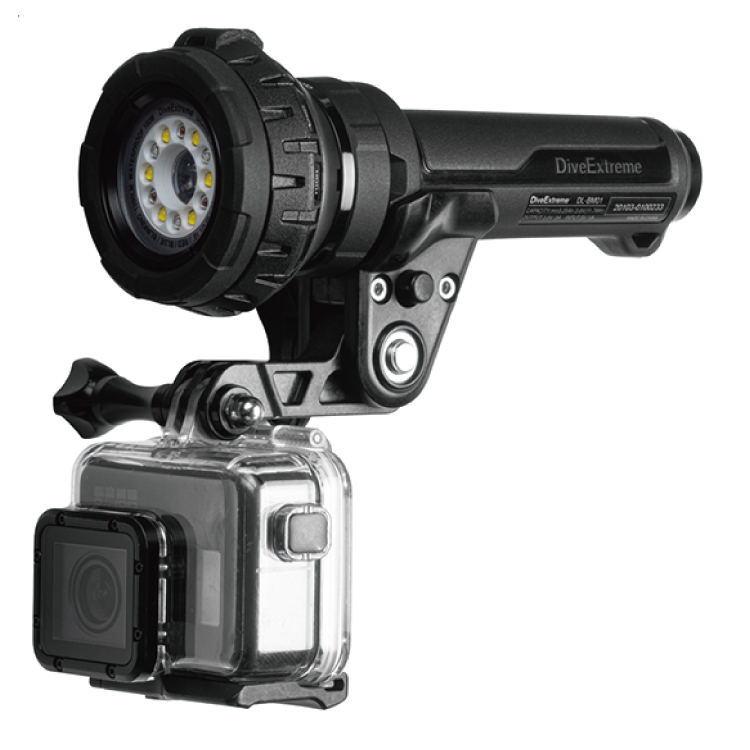 [ DiveExtreme ] GoPRO HERO9 Black + DL2002 水中動画ライトセット CHDHX-901-FW 5Kムービー ウェアラブルカメラ
