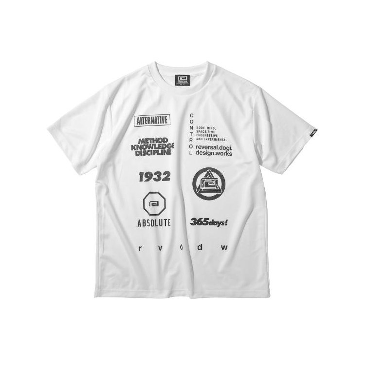 mic21ダイビングショップ[ reversal ] リバーサル rvddw MULTI LOGO DRY MESH TEE マルチロゴドライメッシュTEE  WHITE(M WH): ラッシュガード/水着/スポーツウェアec.mic21.com