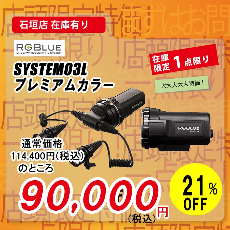 mic21ダイビングショップ[ アールジーブルー ] RGBLue SYSTEM03L 