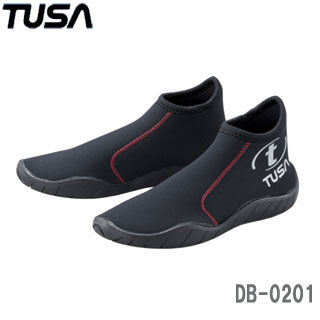[ TUSA ] DB-0201 3mm ダイビングブーツ DB0201 23-30cm [シュノーケリング用 ]