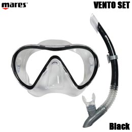 [ mares ] マレス シュノーケルセット mares VENTO SET ベント セット 481104 [シュノーケリング用マスクとシュノーケル ]