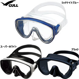 [ GULL ] アビームブラックシリコン GM-1432 ABEAM GM1432[ ダイビング用マスク ]