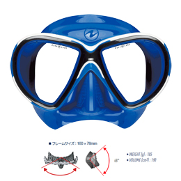 [ アクアラング ] Reveal Mask X2 AQUALUNG リヴィール マスク X2 （2眼タイプ）【ダイビング用マスク】