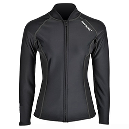 [ AROPEC ] Aqua Thermal ES L/S Zipper Top Woman SS-Z5K76W-AT/ES