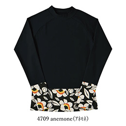 [ MAKA-HOU ] ���b�V���K�[�h / Rash guard 11W16 4709 anemone�i �A�l���l �j