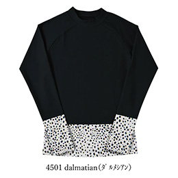 [ MAKA-HOU ] ���b�V���K�[�h / Rash guard 11W16 4501 dalmatian�i �_�����V�A�� �j