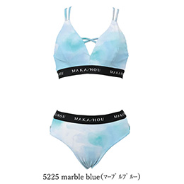 [ MAKA-HOU ] �}�[�u���r�L�j / Maeble Bikini 20W14 5225 marble blue�i �}�[�u���u���[ �j
