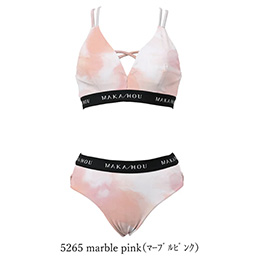 [ MAKA-HOU ] �}�[�u���r�L�j / Maeble Bikini 20W14 5265 marble pink�i �}�[�u���s���N �j