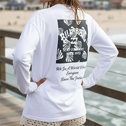 [ BILLABONG ] �r���{�� �E�B�����Y MORFY �iUPF50+�jSQUARE LOGO LS TEE RASH �������b�V���K�[�h BG01C851