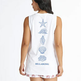 [ BILLABONG ] �r���{�� �E�B�����Y SURF FLEX �iUPF50+�jGRAPHIC TANK �T�[�t�^���N�g�b�v BG01C853
