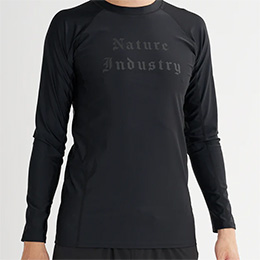 [ RVCA SPORTS ] �����Y NATURE INDUSTRY VA RASH LS �������b�V���K�[�h BG04A851
