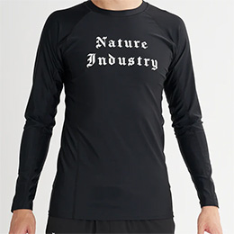 [ RVCA SPORTS ] �����Y NATURE INDUSTRY VA RASH LS �������b�V���K�[�h BG04A851