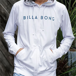 [ BILLABONG ] �����Y RASH ZIP HOOD �W�b�v���b�V���K�[�h BG01A850