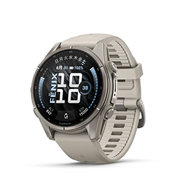 [ GARMIN ] �K�[�~�� fenix 9 Sapphire AMOLED 43mm DLC Ti / Fog Gray 010-04761-04 �t���b�O�V�b�vGPS�E�H�b�`