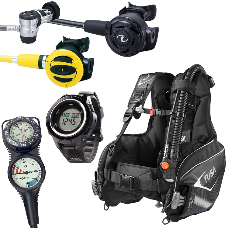 mic21ダイビングショップ[ TUSA / AQUALUNG ] BC0103B + RS1103J 