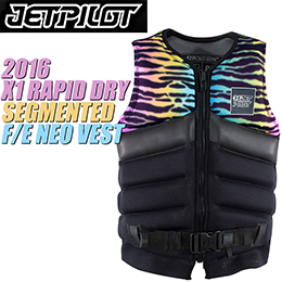 [ JETPILOT ] WFbgpCbg@2016Nf JA5209 X1 RAPID DRY SEGMENTED F/E NEO VEST [MULTI]