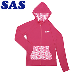 [ SAS ] 40057 UV�t�[�f�b�gZIP�p�[�J�[ [�s���N]