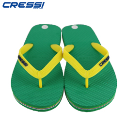 [ クレッシーサブ ] CRESSI Beach Flip Flops ビーチ サンダル Green/Yellow