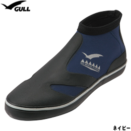 [ GULL ] デッキソールショートブーツ GA-5649 DECK SOLE SHORT BOOTS GA5649 ネイビー[ ダイビング用ブーツ ]