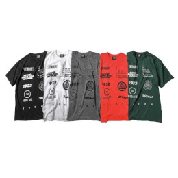 [ reversal ] o[T rvddw MULTI LOGO DRY MESH TEE }`ShCbVTEE HEATHER CHARCOALiGYj