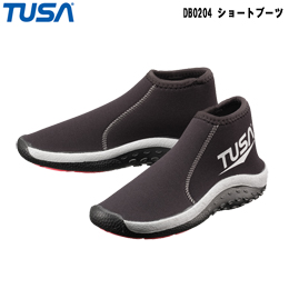 2023新商品 [ TUSA ] DB-0204 3mm ショートブーツ DB0204 23-30cm [ シュノーケリング用 ]