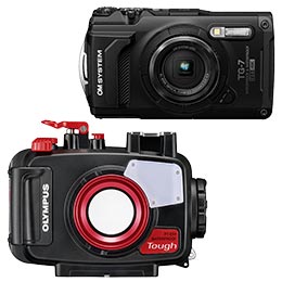 爆買い正規品OLYMPUS Tough コンデジ ハウジング付 デジタルカメラ