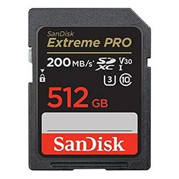 SanDisk (TfBXN) ExtremePRO SDXCJ[h UHS-I 512GB SDSDXXD-512G-GN4IN